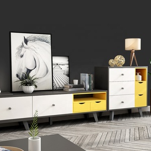 Meubles de rangement agrandissement de la poitrine, <span class=keywords><strong>meuble</strong></span> <span class=keywords><strong>tv</strong></span> moderne coloré, vitrine, ensembles de table basse - Product Image 4