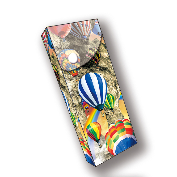 Канцелярские товары Zebulun для офиса и школы, 3D линзовидный боковой открытый мультяшный пенал