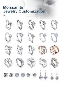 Tianyu Gems Jewelry Charm Round Brilliant Cut Moissanite Unique 14K 18K Yellow <strong>Gold</strong> Sterling Silver <strong>Anklets</strong> <strong>Bracelet</strong> - Product Image 5