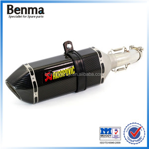 Grande hexagonal 51mm conexión <span class=keywords><strong>GSR</strong></span> <span class=keywords><strong>750</strong></span> tubo de escape de la motocicleta silenciador conjunto completo - Product Image 1