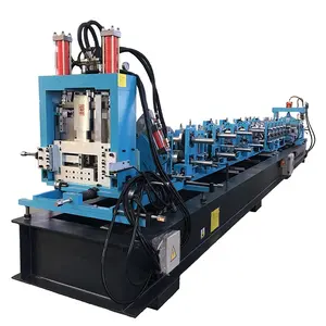 Purlins Forming Machine C Z Section Steel PLC Control Panel Roll Forming Machine