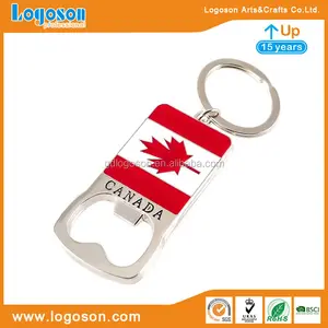 Metal Souvenir Keychain Canada Maple Leaf Souvenir Red Metal Keychain Spinning Keyring Collectable Key Chains