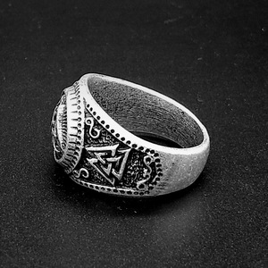 BC002 HuiLin de plata de la joyería eslava anillo dominante de accesorios de los hombres, anillo de - Product Image 3