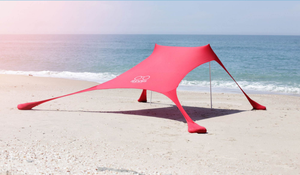 Tente de plage neuve en gros avec ancre de sable, auvent portable, abri solaire, tente de plage pop-up en tissu UV50 - Product Image 5