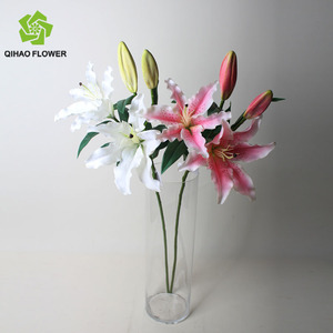 Atificial fleur de <span class=keywords><strong>lys</strong></span> fleurs artificielles pour la décoration de mariage - Product Image 3