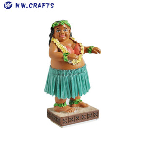 لوحة القيادة الراتنج Hula Girl <span class=keywords><strong>bobblehead</strong></span> - Product Image 4
