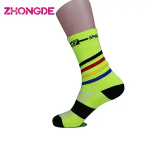 Custom non slip aero specialized high sport socks for golf cycling equestrian