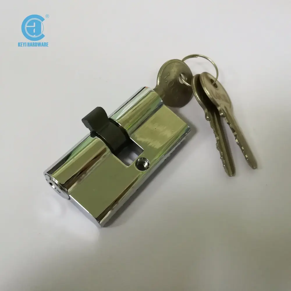 חומרת kei חומרת מפתח 60 מ "מ 60 מ" מ עם מפתחות מחשב צילינדר פליז אבץ