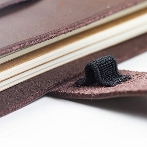 Stile Vintage In Vera Pelle Notebook Ricaricabile Ufficiale Del Cuoio Genuino con Custom Logo In Rilievo - Product Image 4