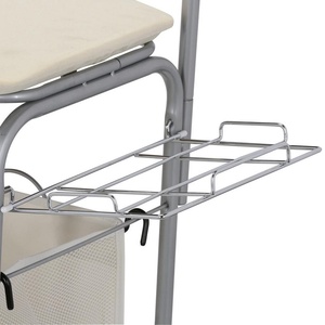 Chariot à linge pliable avec planche à repasser, sacs à linge et 4 roues - Product Image 3