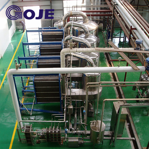 Industrial Vaccum Water Evaporation Evaporators Multiple Effect Wastewater Evaporator System