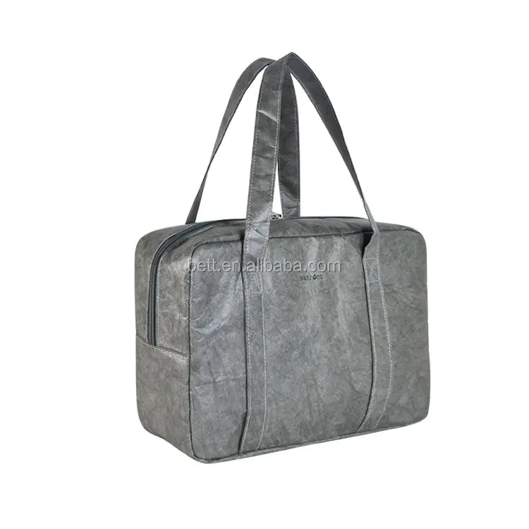 Biểu tượng tùy chỉnh Túi xách Kraft-Paper Tote Túi cho du lịch và bán lẻ bền Tyvek Túi mua sắm