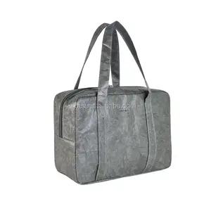 Custom Logo Handbags Kraft-Paper Tote Bags for Travel and Retail Durable Tyvek Shopping Bags