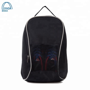 Sac à chaussures Hotselling sac à bottes en polyester 1680D sac à chaussures noir pour hommes - Product Image 6