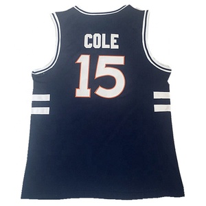 Oferta: Uniforme Escolar para Hombre # Camiseta Retro de Baloncesto Personalizada de <span class=keywords><strong>J</strong></span>. Cole, Talla Grande, Transpirable, con Técnica de Impresión - Product Image 2