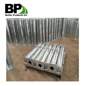 الساخنة انخفض أنابيب الصلب المجلفن الشمعات - Product Image 2