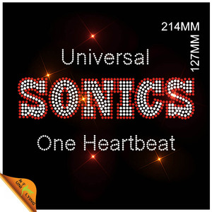 vendidos universal sonics cartas rhinestone el papel transfer - Product Image 1