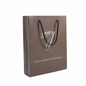 Flexo impresión colorida de <span class=keywords><strong>la</strong></span> imagen <span class=keywords><strong>restaurante</strong></span> compras embalaje bolsa de papel asa de <span class=keywords><strong>cuerda</strong></span> - Product Image 5