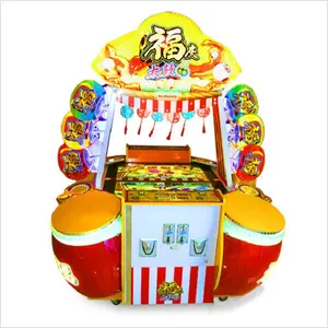 Coin Operated Celebration With Drum Arcade lottery Indoor Ticket Park Redemption Game Machine For Sale