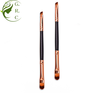 Luxury Dual Fluffy Eye Lish Applicator Liner Shadow Brow Makeup <strong>Brush</strong> Square <strong>Angle</strong> Eyeshadow Blending Concealer <strong>Eyebrow</strong> <strong>Brushes</strong> - Product Image 2