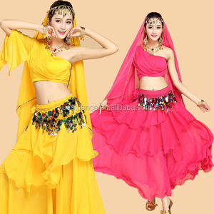 Bestdance ชุดเดรสสำหรับเต้นระบำหน้าท้องกระโปรงอินเดียชุดฝึกปฏิบัติงานชุดงานเทศกาล - Product Image 2