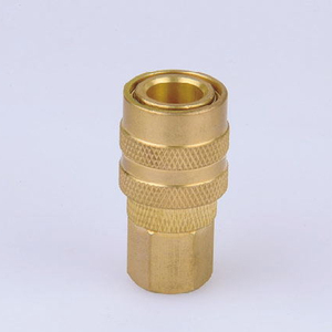 Mỹ loại nhanh chóng <span class=keywords><strong>Coupler</strong></span> nữ nối Brass nữ cắm, USA loại nhanh chóng phù hợp cho ống khí - Product Image 1