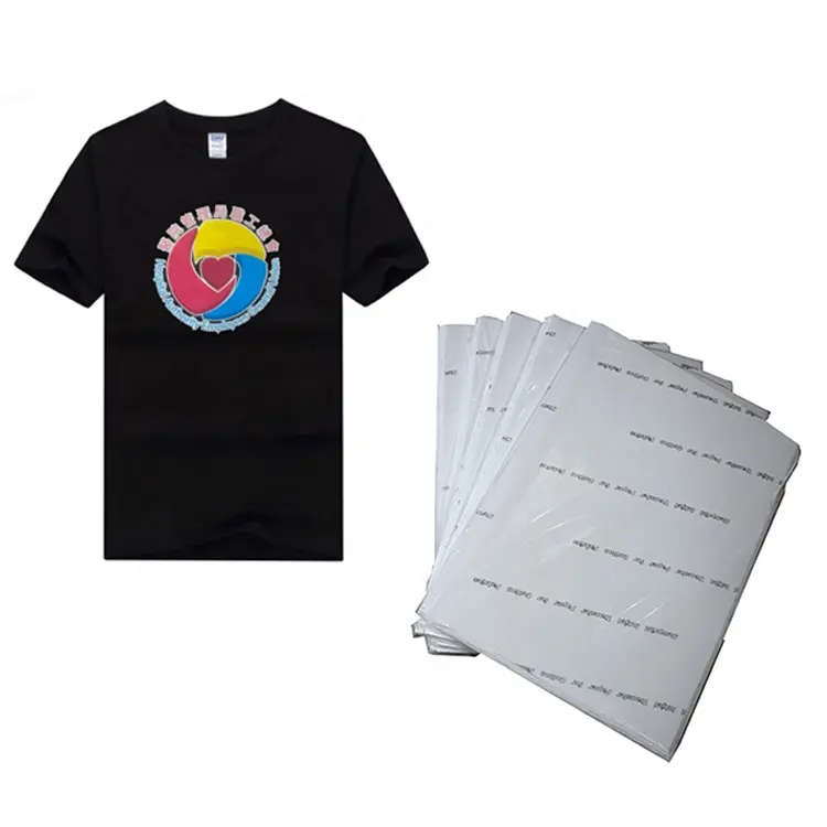 A4 A3 A Getto D'inchiostro Carta di Trasferimento di Calore scuro/luce per la T-Shirt in cotone