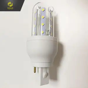 Lâmpada led com plugue horizontal, de economia de energia, 5w 7w 9w 12w g24