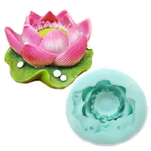 New Design Home Decorative Large Size Carved Lotus Flower Silicone Mould  Lotus Flower Candle Mold - China Molde 3D and Candle Mold price