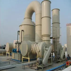 Industriële afval gas scubber FRP staart gas absorptie toren GRP zuur mist gas absorptie toren