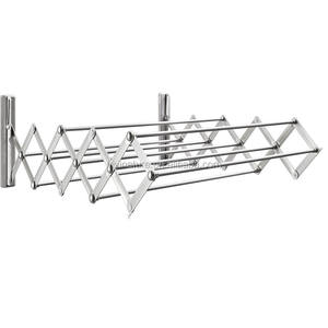 Porte-linge mural en bois, support de séchage avec pignon, cintre de tissu pliable, polyvalent - Product Image 6