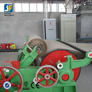 Máquina de fabricación de rollos de papel Kraft, línea de producción de fábrica de segunda mano
