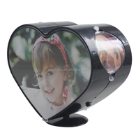 Cadre Photo rotatif à 360 degrés en forme de cœur, pour enfants, cadeaux
