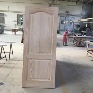 Baru desain interior pintu pvc dilapisi MDF pintu kayu untuk kamar