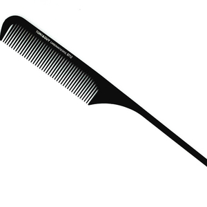 Peigne à cheveux professionnel antistatique et écologique en fibre de carbone, avec diverses tailles et dents fines, pour coiffeurs - Product Image 2