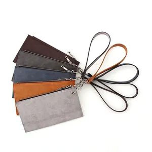 Guangzhou factory PU leather lady purse coins women cosmetic wallet clutch evening bags pouch for lady