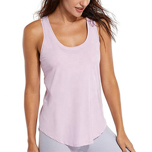 Ropa deportiva <span class=keywords><strong>Mujer</strong></span> Damas Deportes SummerRacer Volver Spandex Logotipo personalizado Activewear Entrenamiento Yoga Tank Top <span class=keywords><strong>Mujer</strong></span> Hecho en China - Product Image 1
