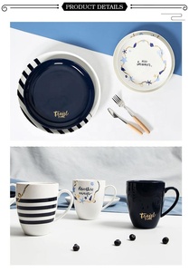 15 pièces ensembles complets <span class=keywords><strong>vaisselle</strong></span> océan modèle <span class=keywords><strong>vaisselle</strong></span> en <span class=keywords><strong>porcelaine</strong></span> comme cadeau de mariage - Product Image 3