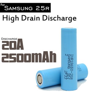 Original 100% superventas 2015 Samsung 25R 18650 batería de litio, li ion 18650 - Product Image 1