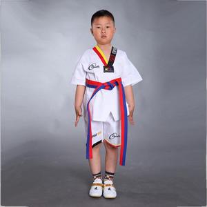 Uniforme <span class=keywords><strong>de</strong></span> <span class=keywords><strong>Taekwondo</strong></span> <span class=keywords><strong>WTF</strong></span> Dobok Estilo Verano Cuello en V Manga Media/Corta <span class=keywords><strong>Ropa</strong></span> <span class=keywords><strong>de</strong></span> <span class=keywords><strong>Taekwondo</strong></span> - Product Image 2