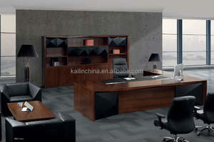 2025 Modern Style Boss Office Executive Tisch Furnier Manager Office Desk Zertifizierung - Product Image 4
