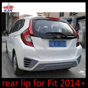 Car body kit rear bumper lip chin for Fit 2017 high quality PP plastic material