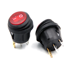Kcd1 mô hình 3 vị trí Rocker chuyển đổi bảng điều khiển màu xanh Chiếu Sáng Đèn cqccertified ON-OFF-on chức năng 3 pin Max. Voltage 250VAC 1A - Product Image 6
