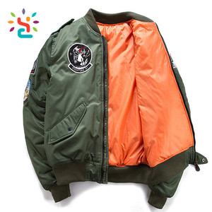 Vestes de course personnalisées brodées, offre spéciale, vêtements de rue de marque, veste de pilote légère MA1, veste de motard pour hommes - Product Image 3
