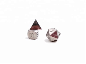 MBWS CNC Gia Công Hợp Kim Titan DND Đa Diện Trò Chơi Kim Loại Tùy Chỉnh <span class=keywords><strong>Dice</strong></span> <span class=keywords><strong>Set</strong></span> - Product Image 4