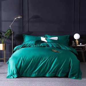 Bộ ga trải giường cotton Ai Cập cao cấp, mềm mại, 1000 sợi, dành cho nệm King size, màu trơn - Product Image 3