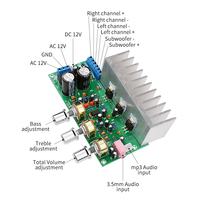 TDA2050 + TDA2030A Subwoofer amplifikatör ses kartı 18Wx2 + 32W 2.1 kanal güç Amplificador ses AMP ev ses sineması