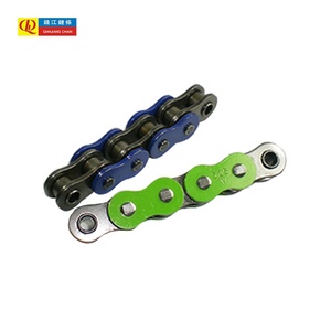 Aleación de alta resistencia <span class=keywords><strong>525</strong></span> O-ring <span class=keywords><strong>Cadena</strong></span> de motocicleta de color 120 enlaces 39KN Resistencia a la tracción ISO9001 Certificado para motocicletas de carreras - Product Image 4