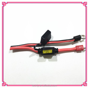 Portafusibles Mini de 20A, 1015 20AWG 300V 105C, Cable de Cobre con Núcleo de PVC de 3A CC, Terminal de Anillo Flexible, Ensamblaje de Enchufe Eléctrico, Color Marrón - Product Image 5