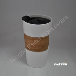 14 oz <span class=keywords><strong>starbucks</strong></span> cerámica taza <span class=keywords><strong>de</strong></span> café taza <span class=keywords><strong>de</strong></span> té con un agarre <span class=keywords><strong>de</strong></span> bambú - Product Image 1